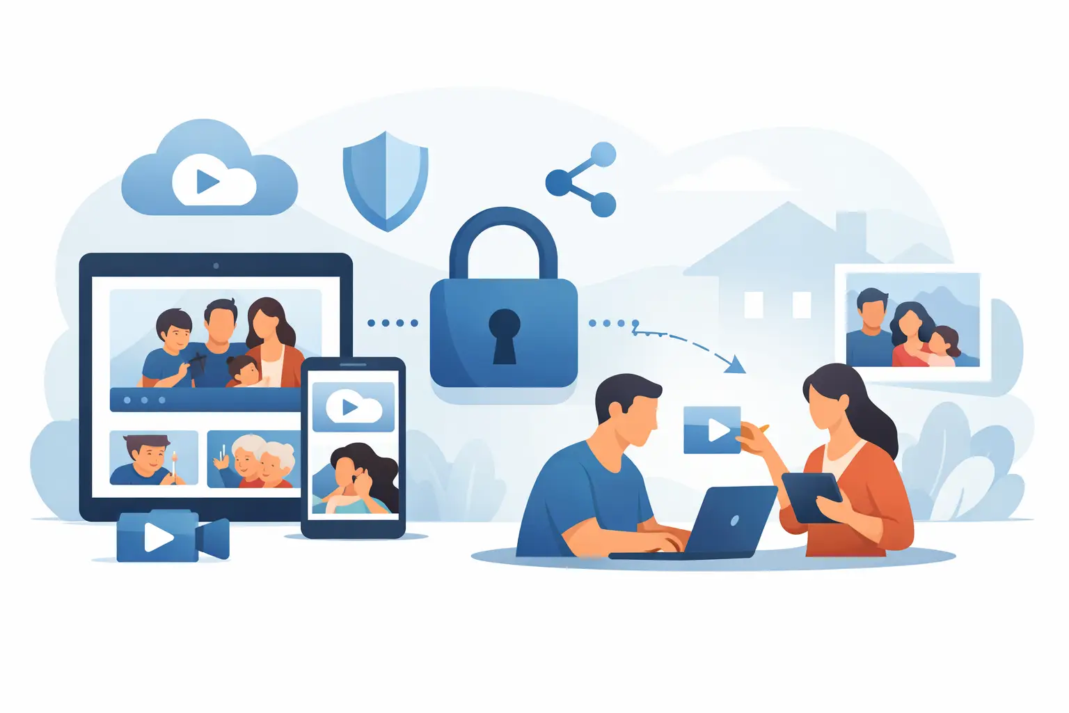 how-to-share-family-recordings-privately